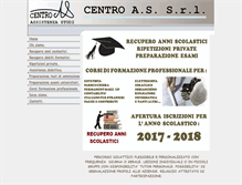 Tablet Screenshot of centroas.it